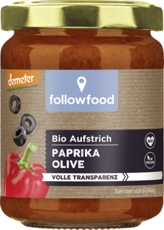 Bio-Aufstrich Paprika-Olive